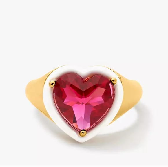 Kate Spade Sweetheart Signet Ring - Picture 2 of 11